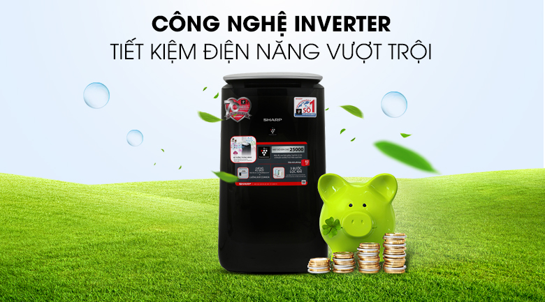 Máy lọc không khí Sharp thoải mái loại bỏ mùi hoa sữa mà chẳng phải lo về hóa đơn tiền điện